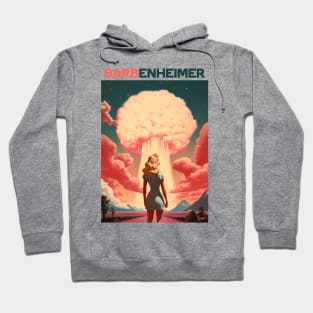 Barbie x Oppenheimer | Barbenheimer retro mashup Hoodie